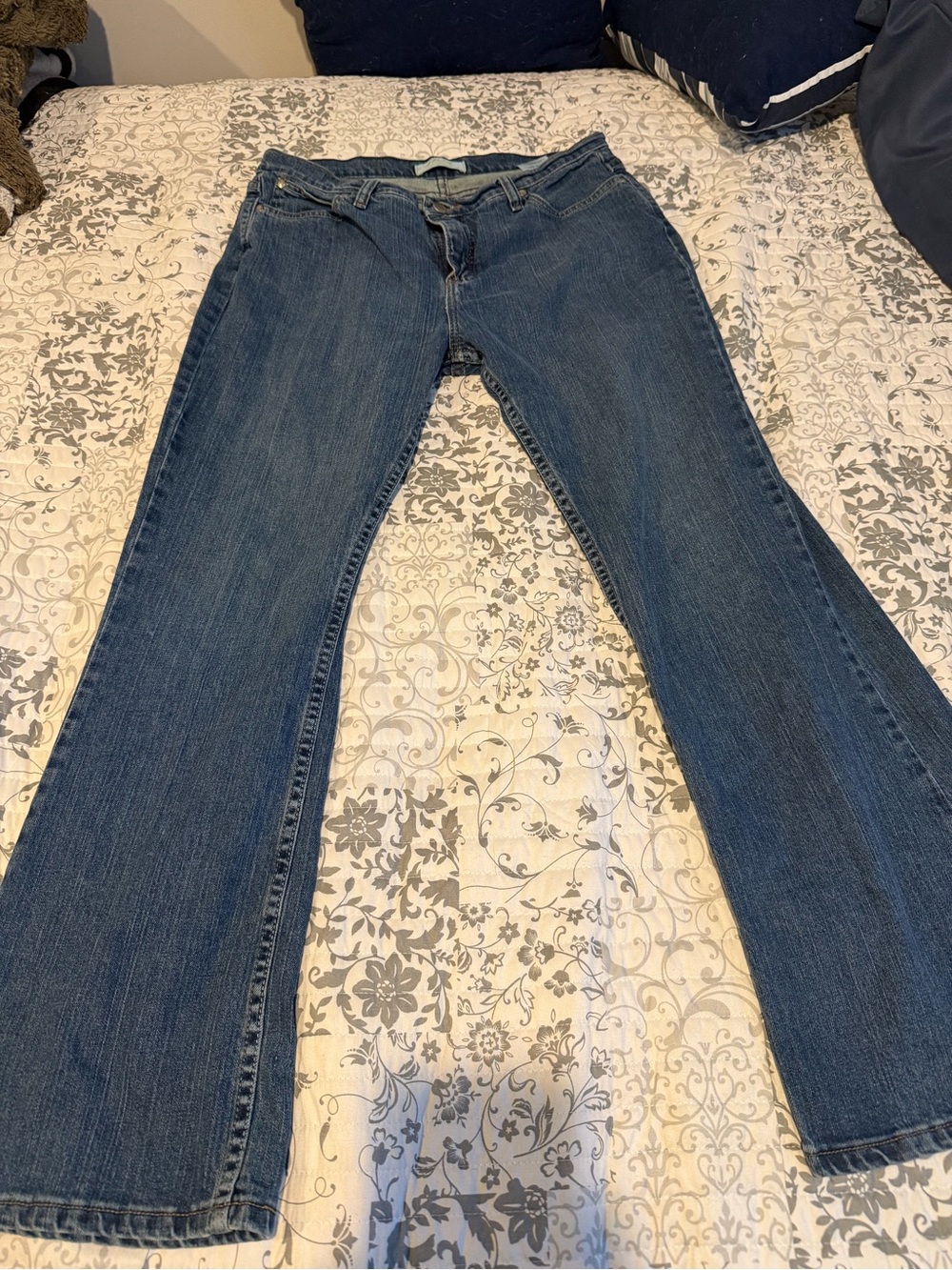 Wrangler Women's Dark Blue Flare Jeans